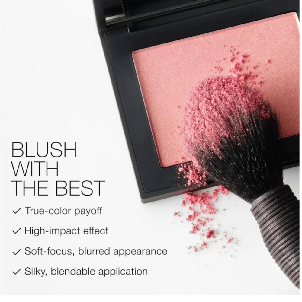 NARS Blush Mini: Orgasm (Peachy Pink with Golden Shimmer), .09…